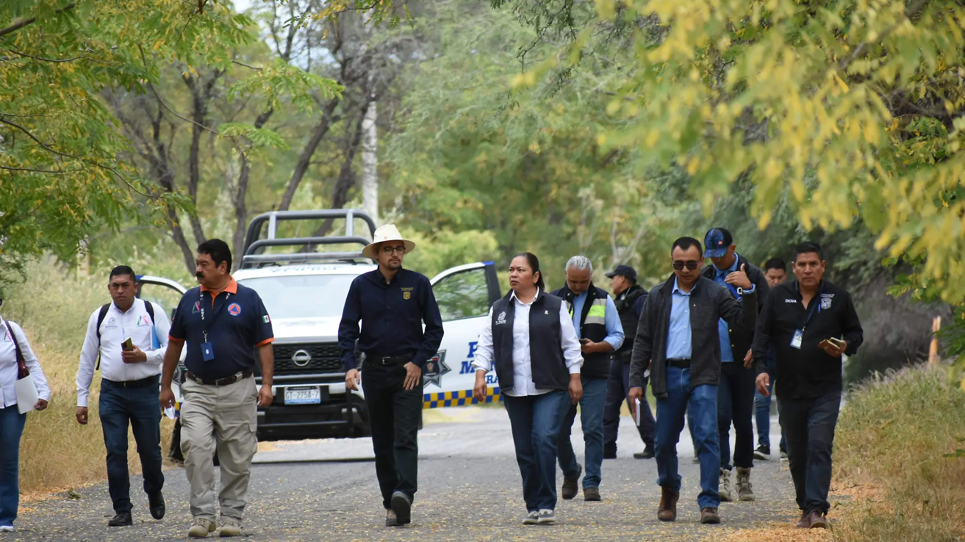 RECORRIDO DE AUTORIDADES POR EL COPAL POR INSEGURIDAD, JESUS GTZ EL SOL DE IRAPUATO (8)